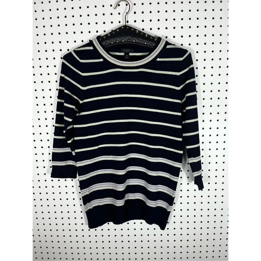 J.Crew striped crewneck sweater size xs
